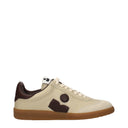 Isabel Marant Bryce Donna Ledersneaker Beige/Schokolade