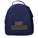 Love Moschino Backpacks And Shoulder Bags For Women Polyurethane Blue/Blueberry