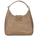 Balenciaga Hobo Handbags Women Leather Brown