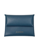 Jil Sander Folded Wallet Women Blue/Navy Blue Leather