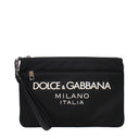 Dolce&Gabbana Men's Nylon Black Pouch