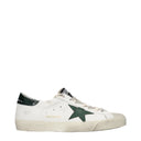 Golden Goose Superstar Men's Sneakers White/Green Leather