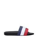 Moncler Kapcie I Chodaki Basile Męskie Gumowe Niebieskie/Czerwone