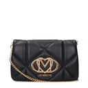 Czarna damska torebka z poliuretanu Love Moschino