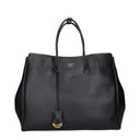 Balenciaga Women's Hampton Leather Handbag Black