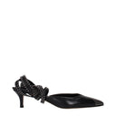Isabel Marant Damens Sandalen aus schwarzem Leder