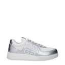 Givenchy Men's Sneakers White/Silver Leather