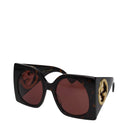 Gucci Women's Brown Acetate Sunglasses