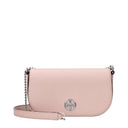 Tory Burch Chelsea Crossbody Bag For Women Pink/Silver Leather