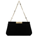 Dolce&Gabbana Marlene Velvet Black Women's Clutch