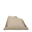 Pochette Donna Atticos Pelle Grigia/Sabbia