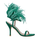 Stuart Weitzman Femmes's Sandales en daim Vert/Émeraude