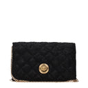 Czarna torebka damska Versace z tkaniny