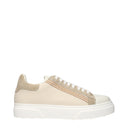 Eleventy Women's Fabric Sneakers Beige
