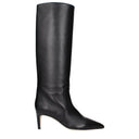 Paris Texas Damens Stiefel aus schwarzem Leder