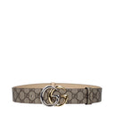 Gucci Damess Riem Stof Beige/Licht Crème