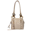 Prada Women's Shoulder Bag Dangle Leather Pink/Powder Pink
