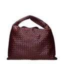 Bottega Veneta Damess Hop Schoudertas Rood/Barolo Leer