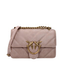 Pinko Crossbody Love Bag For Women Pink/Powder Pink Leather