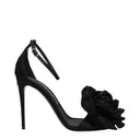 Dolce&Gabbana Keira Women's Sandals Black Satin