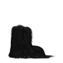 Rick Owens Women's Fur Boots Black