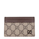 Męskie etui na dokumenty w kolorze beżowo-hebanowym Gucci