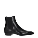 Celine Men's Boots Black Leather