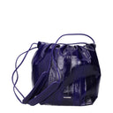 Jil Sander Women's Shoulder Bag Violet/Juniper Leather
