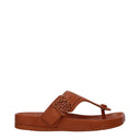 Loewe Women's Leather Brown/Tan Flip Flops