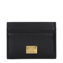 Dolce&Gabbana Donnas Portadocumenti In Pelle Nera