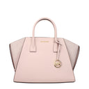 Michael Kors Avril Women's Handbag Pink/Powder Pink Leather