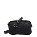 Bottega Veneta Men's Leather Crossbody Camera Bag Black