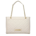 Love Moschino Women's Shoulder Bags Polyurethane Beige/Ivory