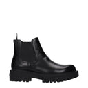 Prada Men's Ankle Boots Black Leather