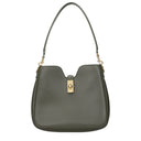 Celine Camille 16 Shoulder Bag Women's Green/Khaki Leather