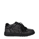 Off White Men's Sneakers Suede Black/Black