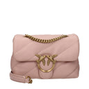 Pinko Women's Love Puff Shoulder Bag Pink/Powder Pink Leather