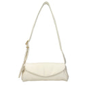 Jil Sander Cannolo Crossbody Bag Women Leather Beige/Eggshell