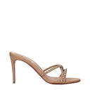 Louboutin Women's Sandals Pink/Blush Leather