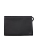 Gucci Pochette Hombres Cuero Negro