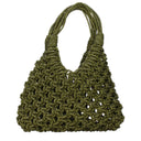 Hibourama Vannifique Sac à Main Femme Strass Vert/Kaki