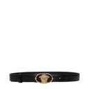 Versace Women's Belt Black Leather