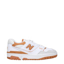 New Balance Sneakers 550 Herrens Leder Weiß/Hellbraun