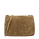 Saint Laurent Women's Brown Suede Shoulder Bags