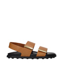 Tod's Women's Leather Sandals Brown