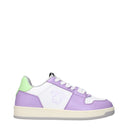 Versace Women's Sneakers White/Lilac Leather