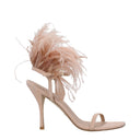 Stuart Weitzman Women's Suede Sandals Pink/Dust Pink
