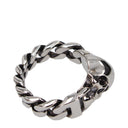 Alexander Mc Queen Men's Rings Brass Silver