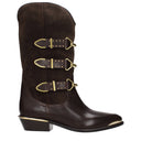 Isabel Marant Mexia Women's Ankle Boots Leather Brown/Chocolate