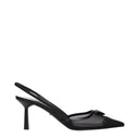 Prada Mujers Sandalias Red Negro